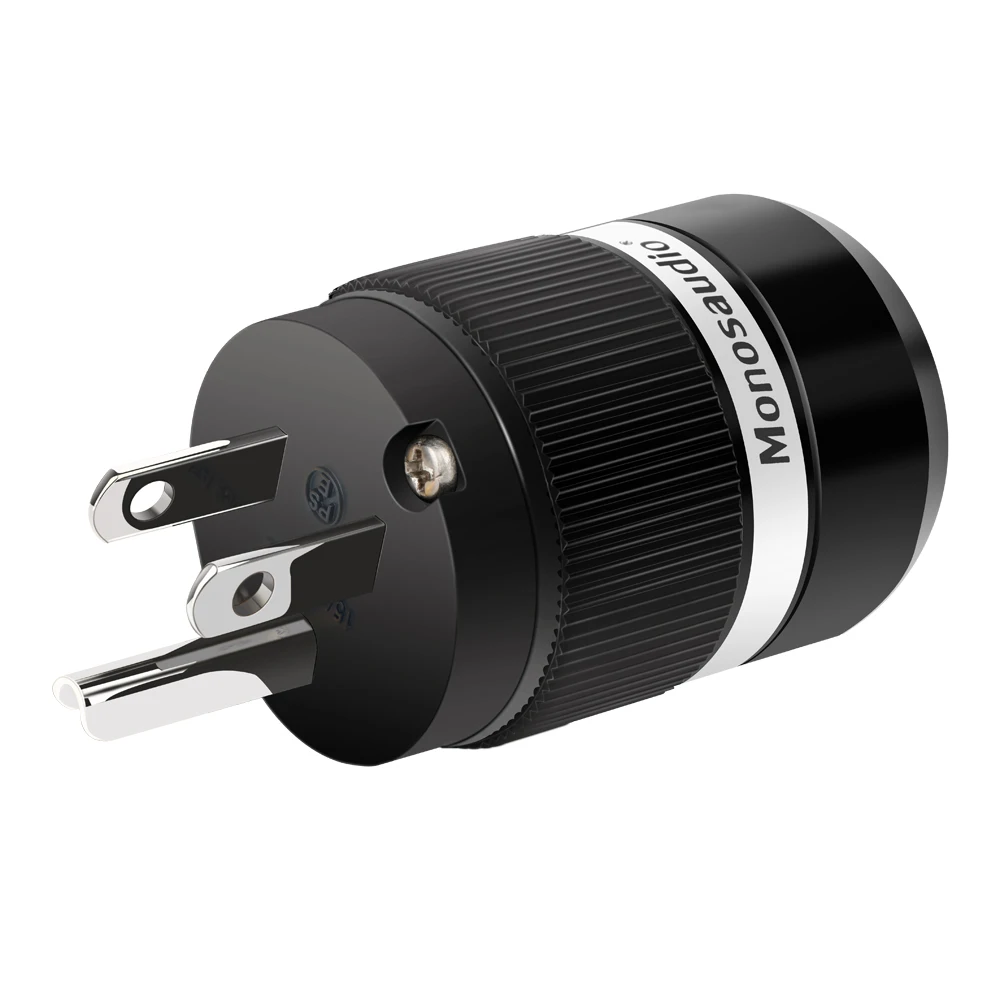 Monosaudio M100R/F100R Чистая медь родиевое покрытие США AC Разъем питания и IEC разъем для