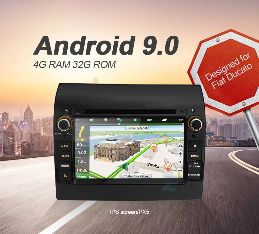" Android 9,0 Автомобильный gps стерео для Fiat Ducato 2010 2011 2012 2013 Радио DVD WiFi Аудио Видео навигация камера заднего вида