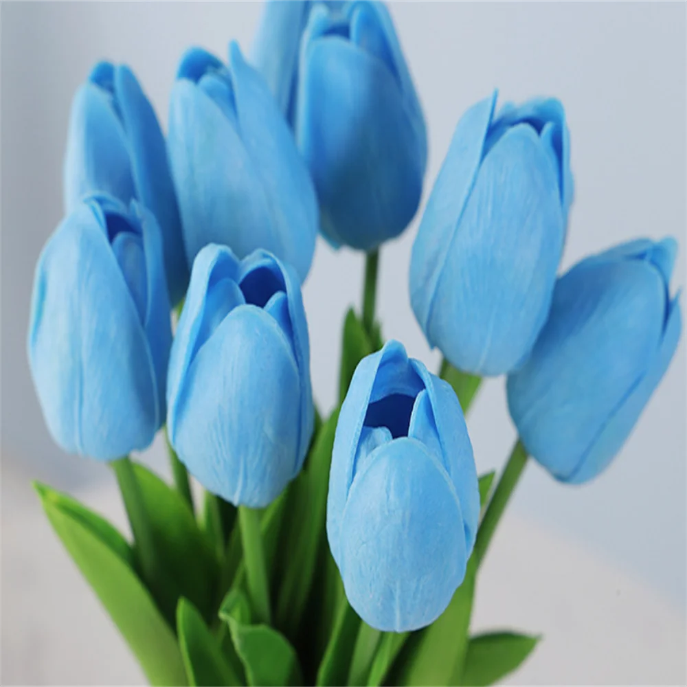

5PC Tulip Bouquet Home Living Room Dining Room Garden Wedding Decoration Lover Gift Immortal Simulation Flower Romantic Love DIY
