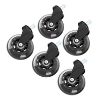 5pcsset 3inch office chair caster universal wheels set of heavy duty rollerblade for computer chair