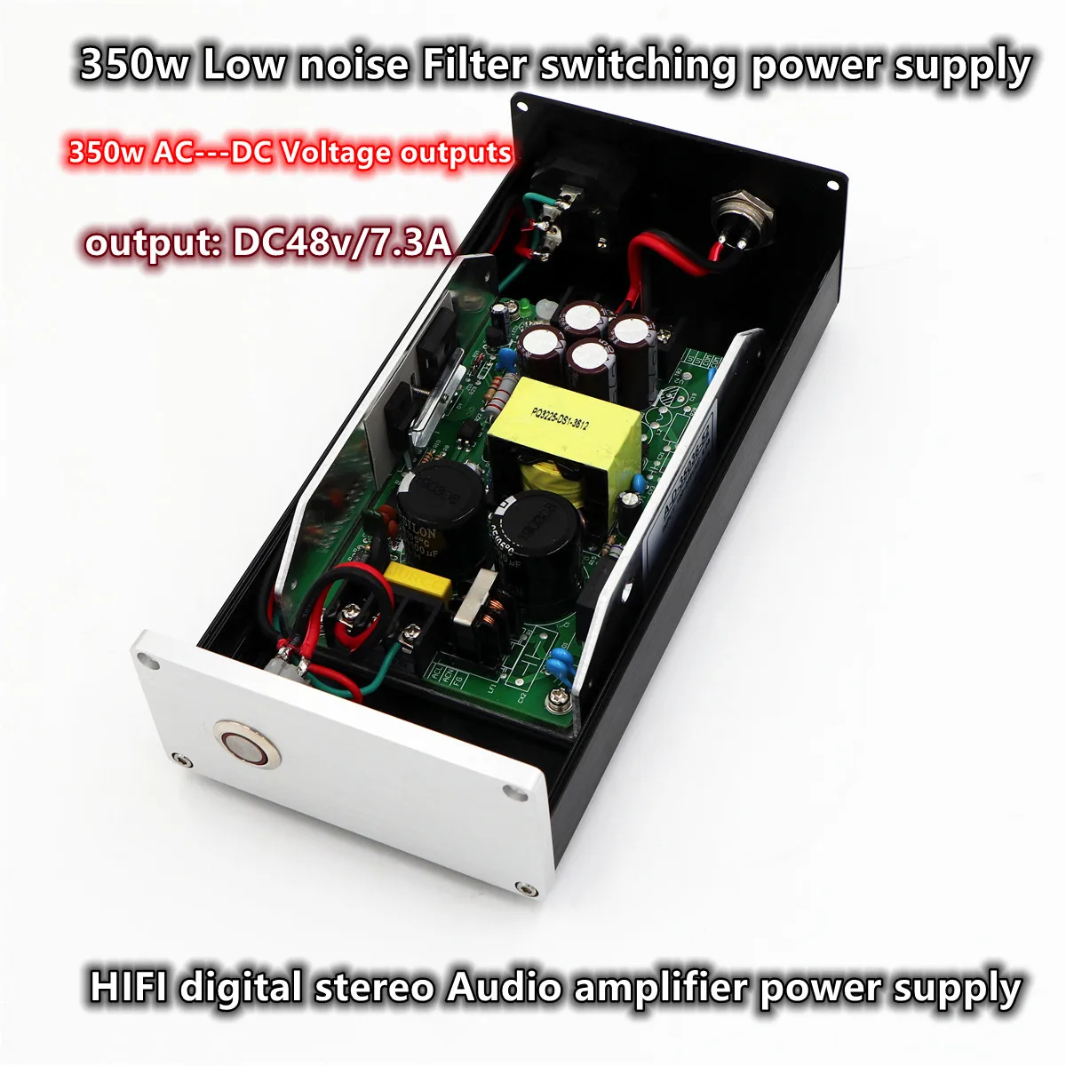 

350w - DC48v-7.3A Noise-free Switching power adapter A07 TPA3255 Digital Audio amplifier power supply