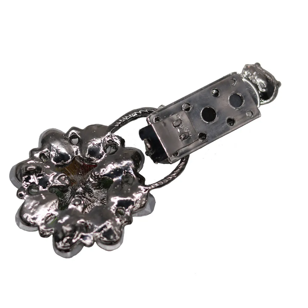 Металлическая кнопка со стразами 104 мм хорошего качества украшение для свитера