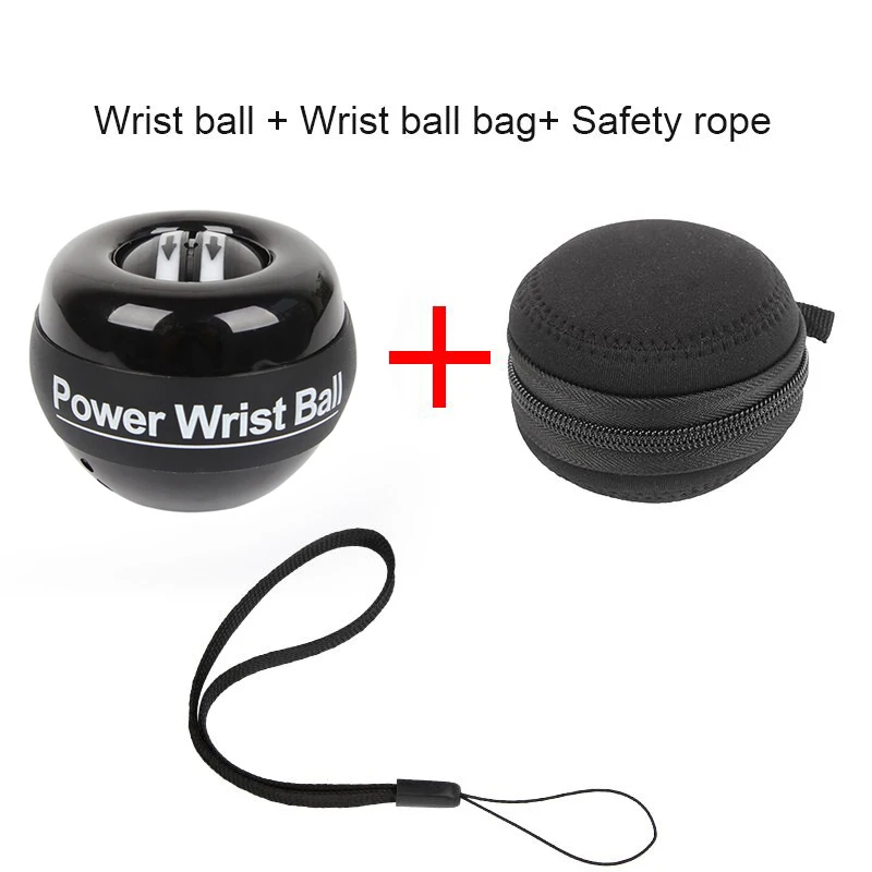 OCIOLI Wrist Gyro Ball Gyroscope Force Power Strengthener Muscle Relax Training Pressure Exerciser Fitness |
