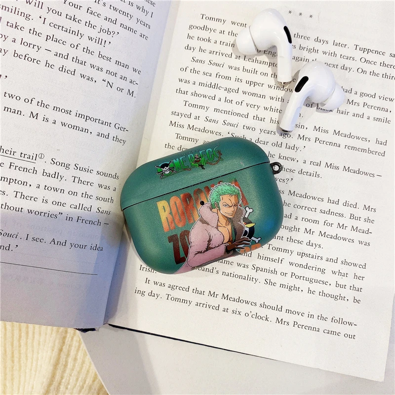 Мультфильм one piece Луффи Зоро ace чехол Bluetooth беспроводной Чехол для гарнитуры для Apple Airpods pro 3 2 модные милые наушники мягкий чехол - Цвет: for Airpods Pro