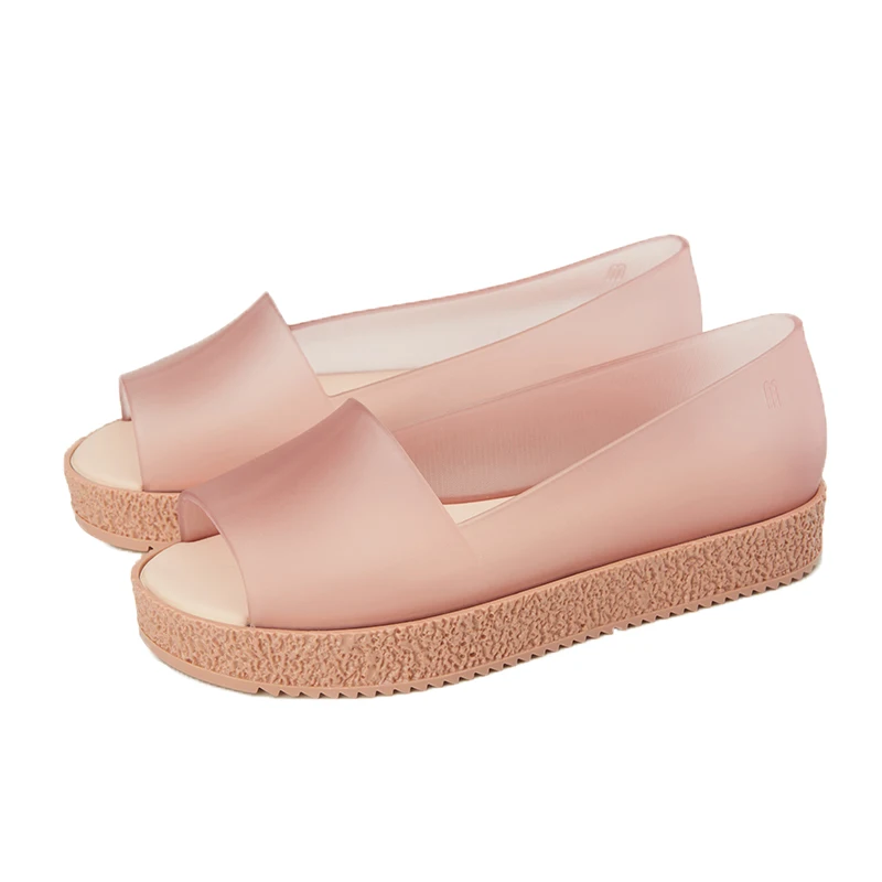 Женские босоножки на плоской подошве Melissa пазл новинка 2019 Брендовые однотонные