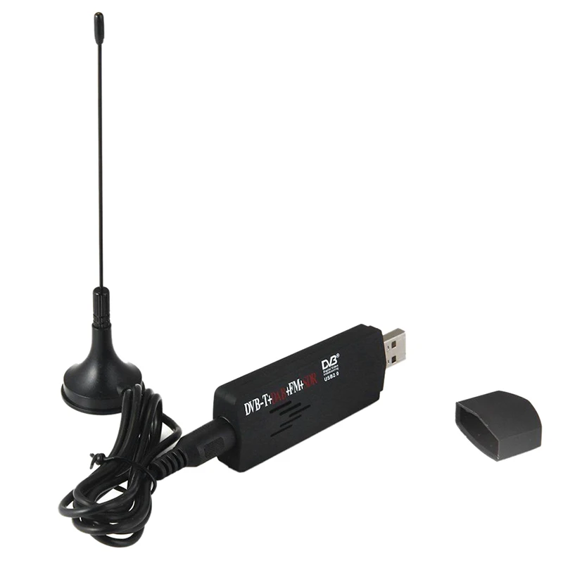 R820T + RTL2832U USB 2 0 DVB-T SDR FM DAB ТВ тюнер приемник палка для ПК ноутбука | Электроника