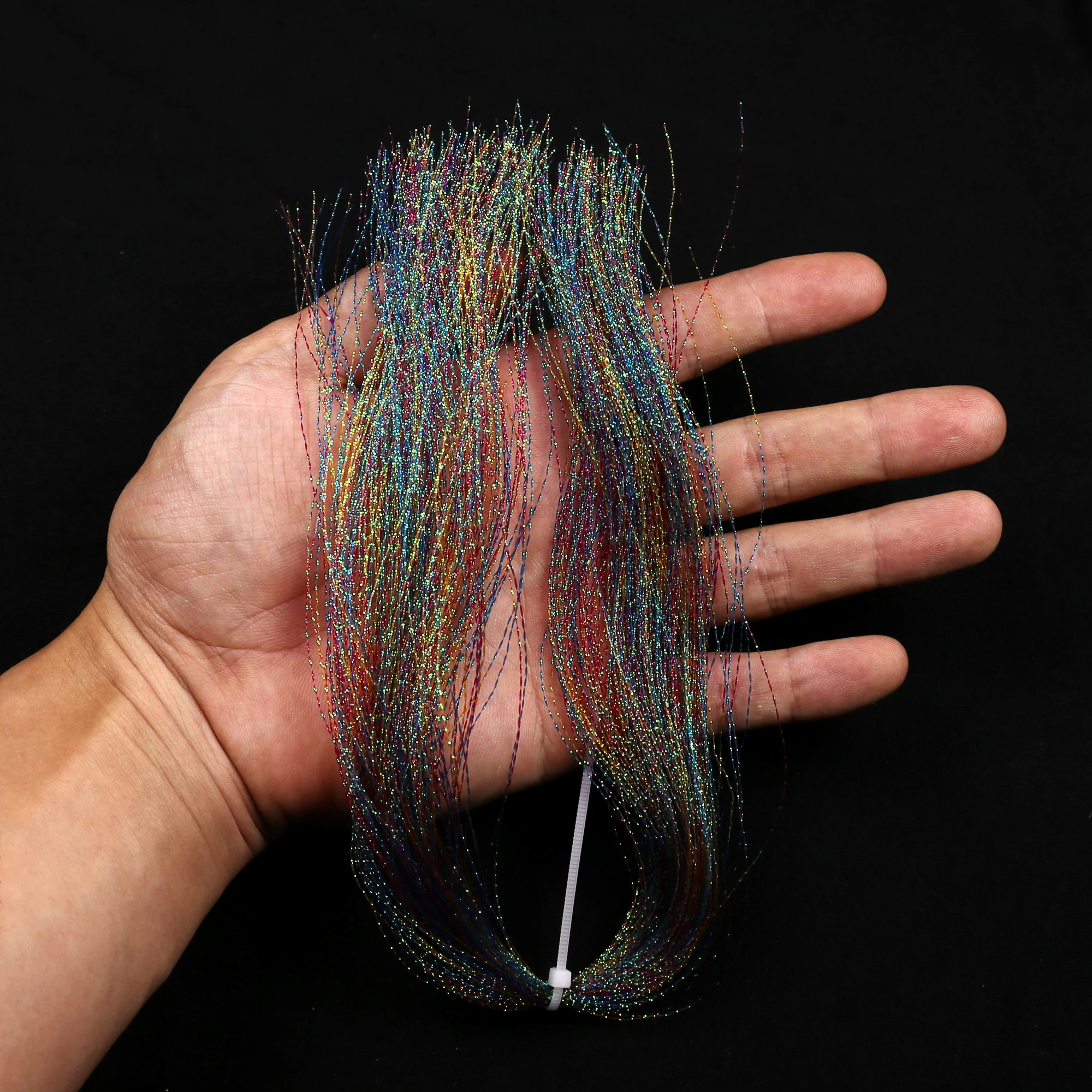 Пластиковые проблесковые нити Krystal flashabu для стримера Нимфа подвязки мушек