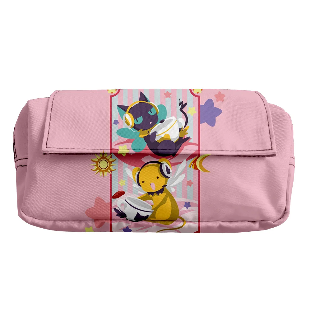 Cardcaptor sakura Student large capacity double zipper pen bag
