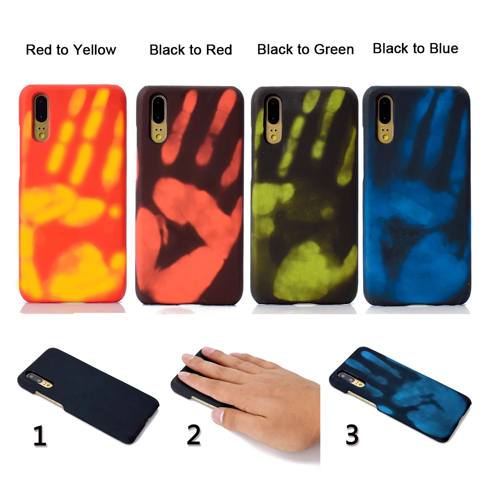 Термальность Сенсор тепла индукции чехол для телефона для samsung Galaxy A50 A70 S8 S10 плюс S9 A40 S7 A20 Примечание 10 плюс A7 чехол Крышка