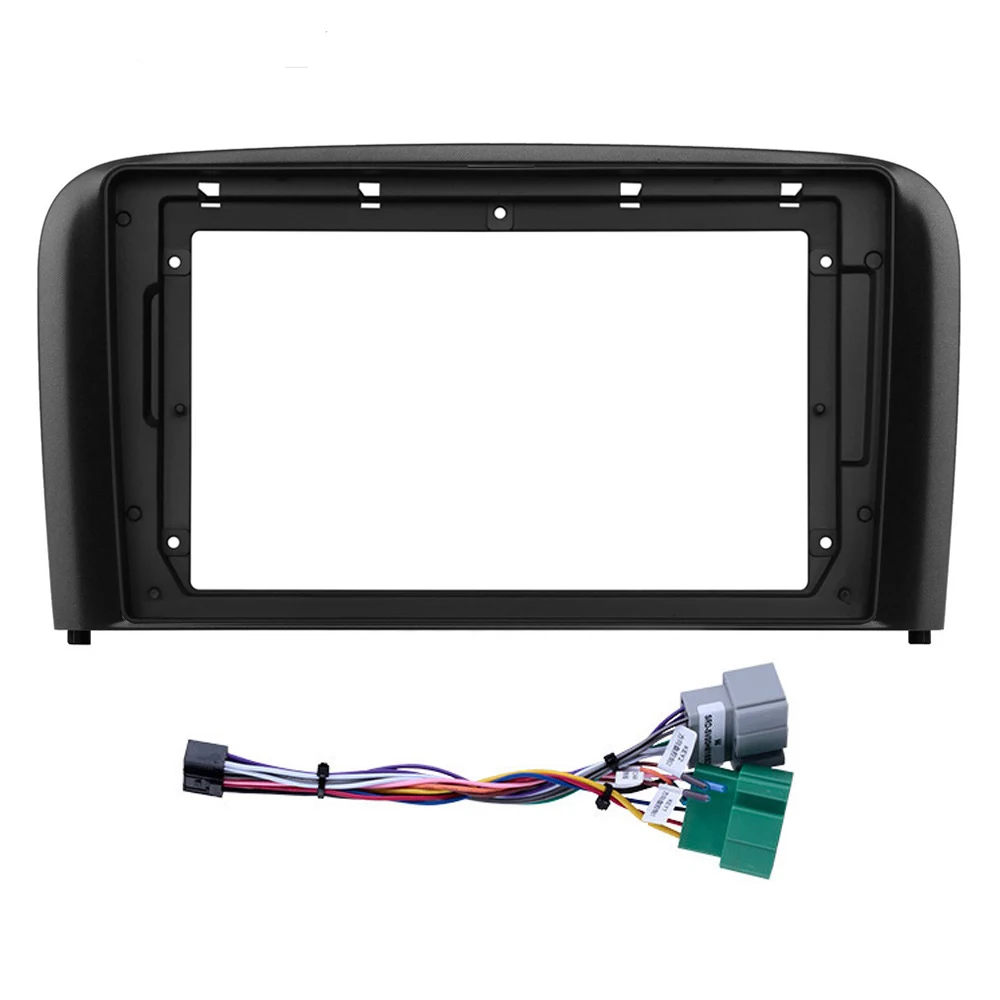 

9 "автомобильное радио фасции рамка для лица установка панель приборной панели отделка комплект для Volvo S80 1998 - 2006