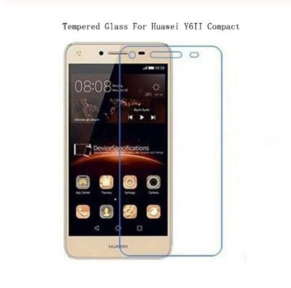 

Закаленное стекло для Huawei Y6 II, компактное Защитное стекло для экрана Huawei Y6 II Y6II Compact 5,0 LYO-L01, Защитное стекло для экрана 2.5D