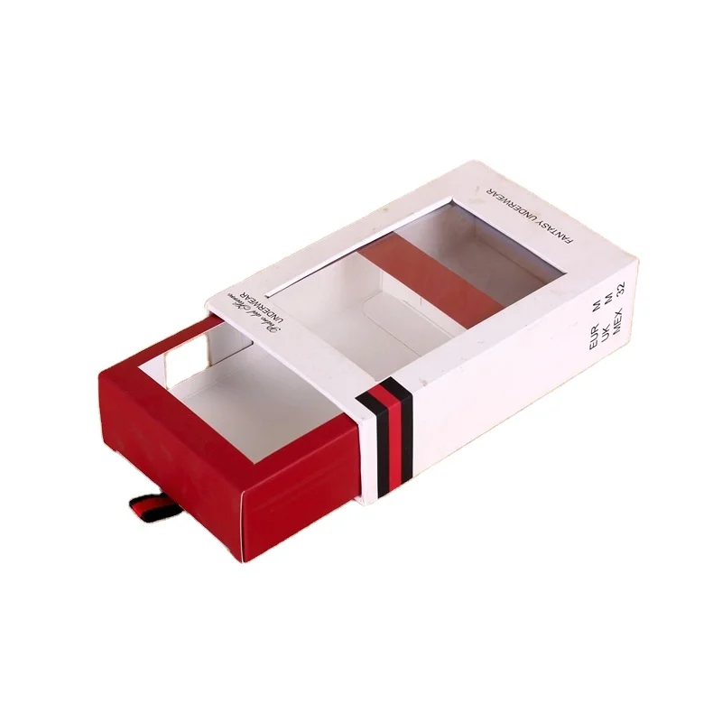 

Luxury clothes garment packaging box with silk ribbon