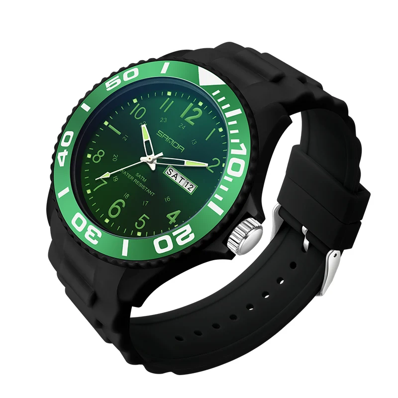 

Часы наручные SANDA мужские Кварцевые водонепроницаемые, Брендовые повседневные Модные ударопрочные, подарок для мальчиков и женщин