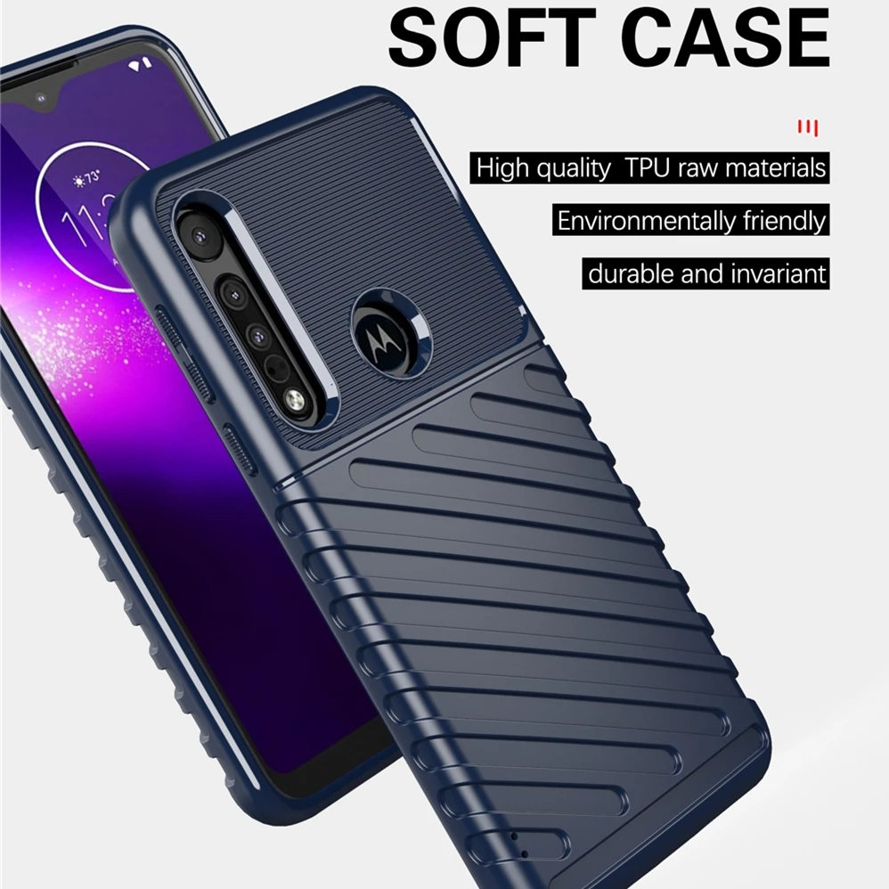 Противоударный чехол для Motorola Moto G8 Plus E6 Play сверхпрочная защита Ультратонкий из