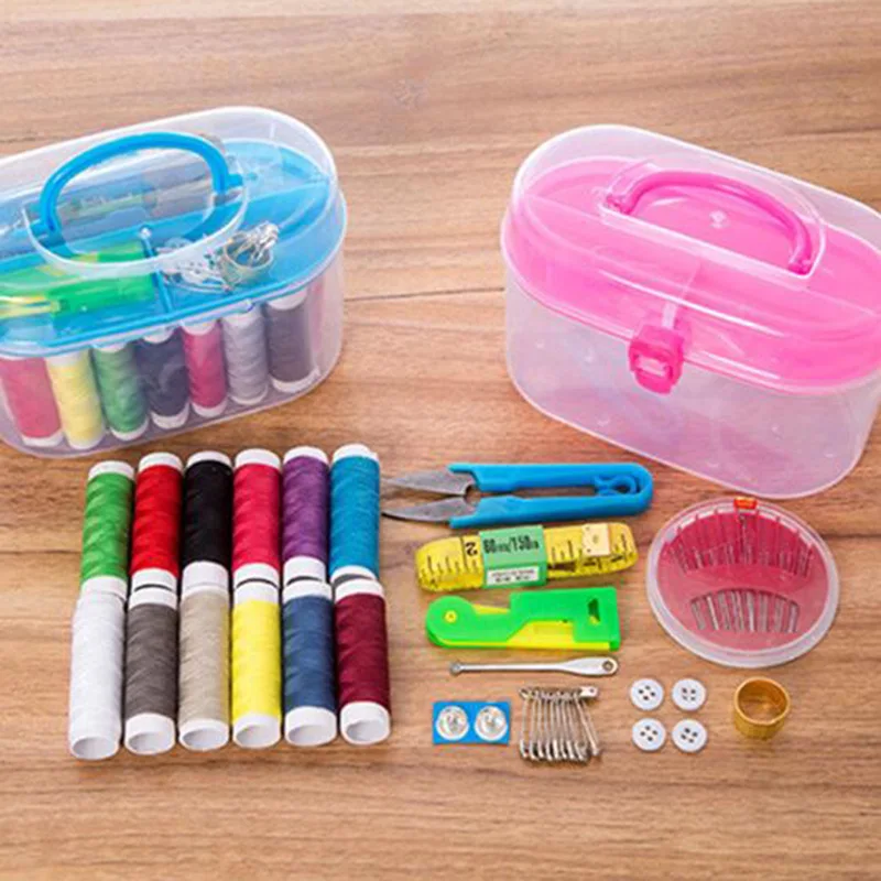 

49pcs Sewing Accessories Portable Sewing Box Needle Quilting Thread Tools