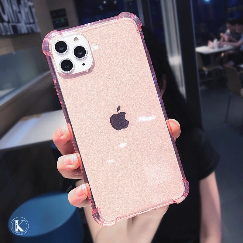 Модный Блестящий противоударный чехол для телефона iPhone 11 Pro 7 8 6 6s Plus X XR XS Max