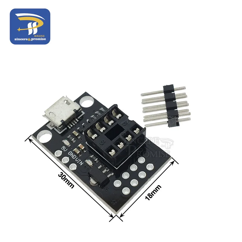 10 шт./лот GY Digispark kickstarter миниатюрная Минимальная макетная плата ATTINY85 модуль для Arduino usb