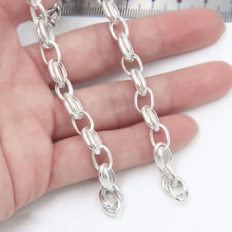 

Цепочка из серебра 925 пробы для ожерелья