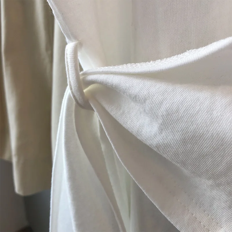 

Women Summer T-shirt 2021 New Bandage Fashion Short Sleeve O Neck Tops Basic Solid Korean Style Femme Oversize Short Blouses