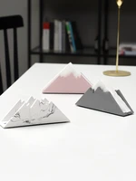 nordic home snow mountain shaped cement table napkin holder tissue holder tissue clip for desktop decoration %d0%ba%d0%be%d0%bb%d1%8c%d1%86%d0%be %d0%b4%d0%bb%d1%8f %d1%81%d0%b0%d0%bb%d1%84%d0%b5%d1%82%d0%be%d0%ba