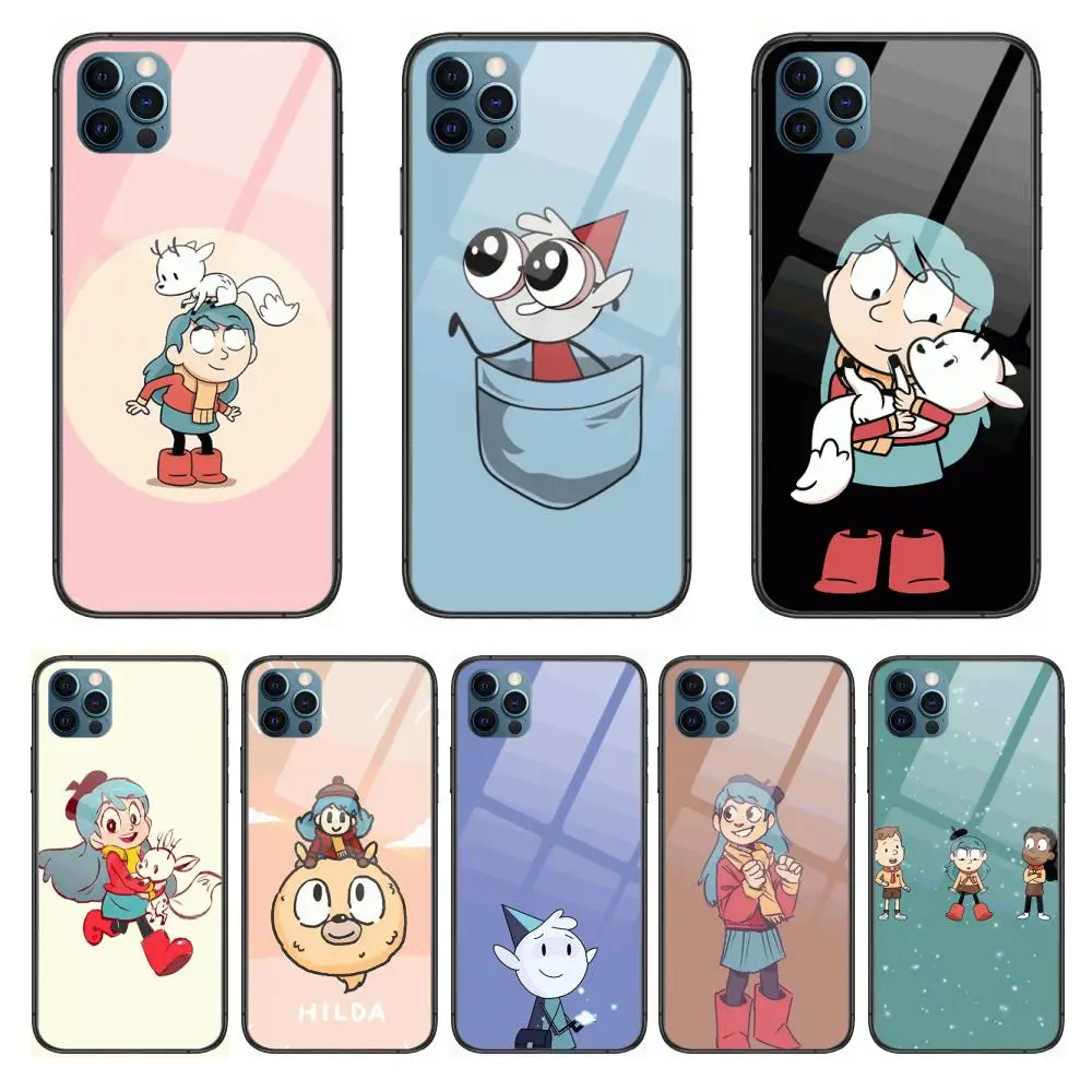 

American Anime hilda case Style Phone Case cover For iphone 12 pro max 11 8 7 6 s XR PLUS X XS SE 2020 mini black cell shell