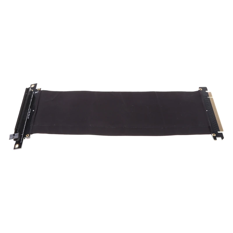 

PCI Express PCIe3.0 16X to 16X Flexible Cable Card Extension Port Adapter 90 Degree Angle Extender Riser Card