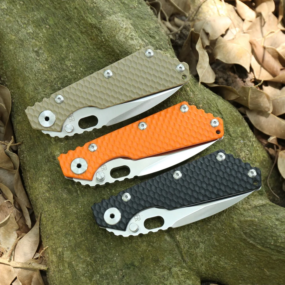 Складной нож GODFUR G10 охотничий с ручкой в виде сот для кемпинга походов рыбалки