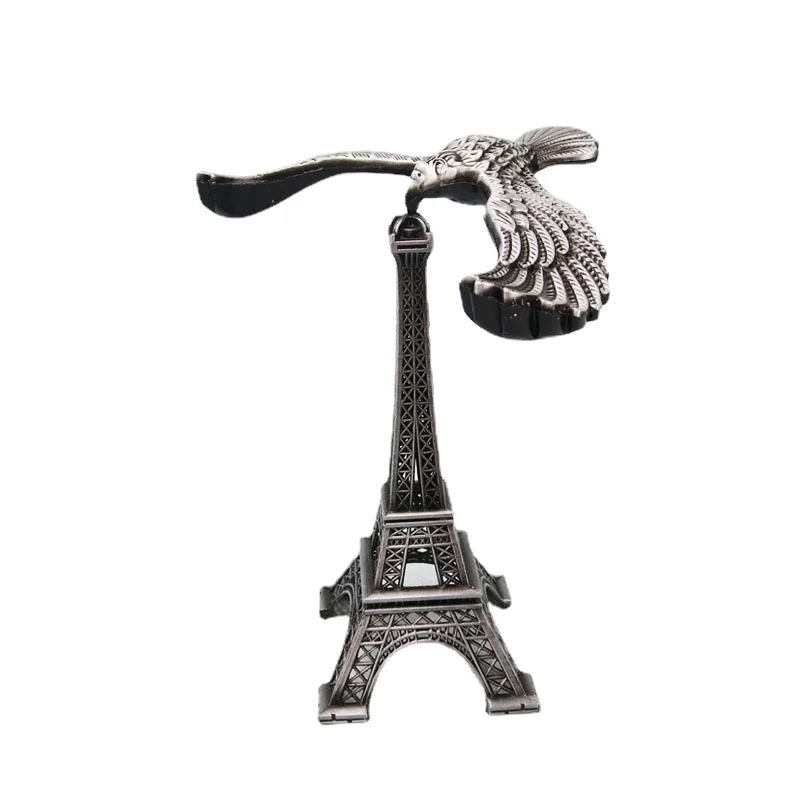 

11cm 15cm 19cm Alloy Balance Bird Eagle Eiffel Tower Model Tabletop Decoration Kids Gift Craft Car Interior Retro Ornament