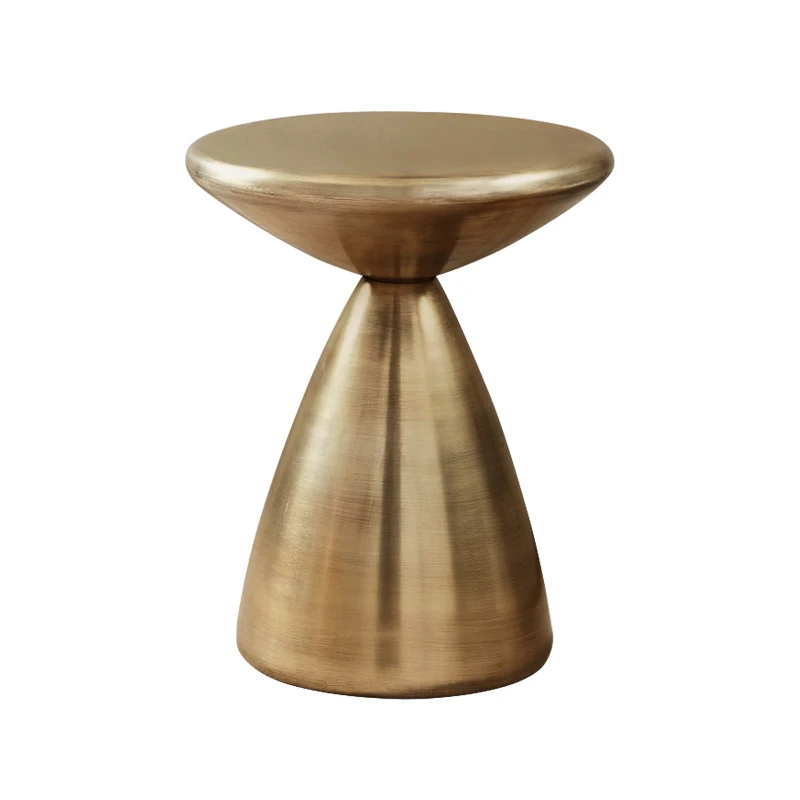 

Nordic Iron Coffee Table Small Round Side Table Living Room Bedside Table Wrought Iron Modern Creative Mobile Sofa Corner Table