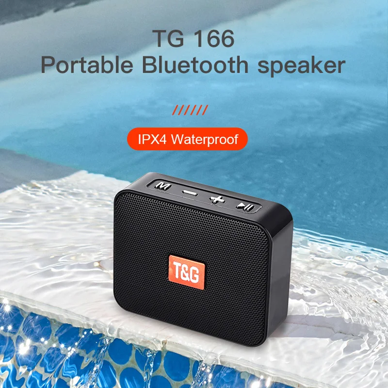Новинка музыкальный громкий Bluetooth динамик TG166 сабвуфер уличный портативный