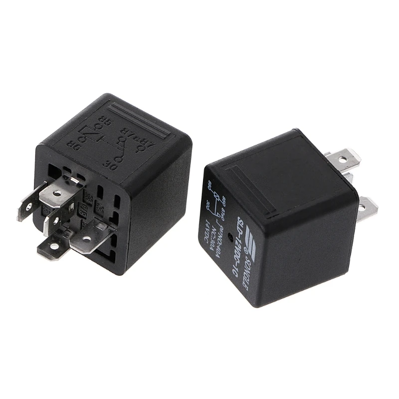 

2Pcs SLD-12VDC-1C 1.6W High Power Relay NO 40A NC 30A 5pin Automotive Relay K3KA