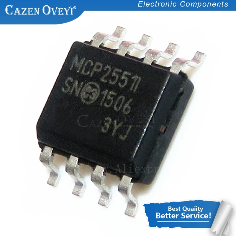 1 шт./лот MCP2551 I/SN SOP 8 высокоскоростной CAN transceiver IC|Интегральные схемы| |
