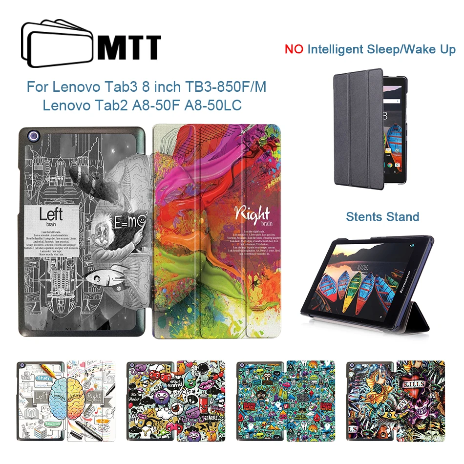 MTT чехол для lenovo Tab 3 8 дюймов TB3-850F/850 M из искусственной кожи чехол для lenovo tab3 8,0 Tab 2 A8-50F A8-50LC планшетный чехол Funda