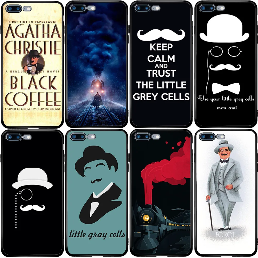 Phone Case for Samsung A5 A6 A7 A8 A10 A20 A30 A40 A50 A60 A70 A80 A90 J3 J4 J5 J6 J8 Plus Пуаро Агаты Кристи|Бамперы| |