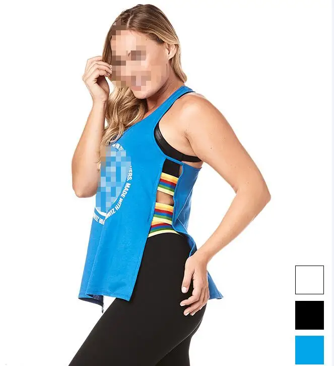 Лидер продаж хлопковая одежда для фитнеса спортивная бега топы майки женские