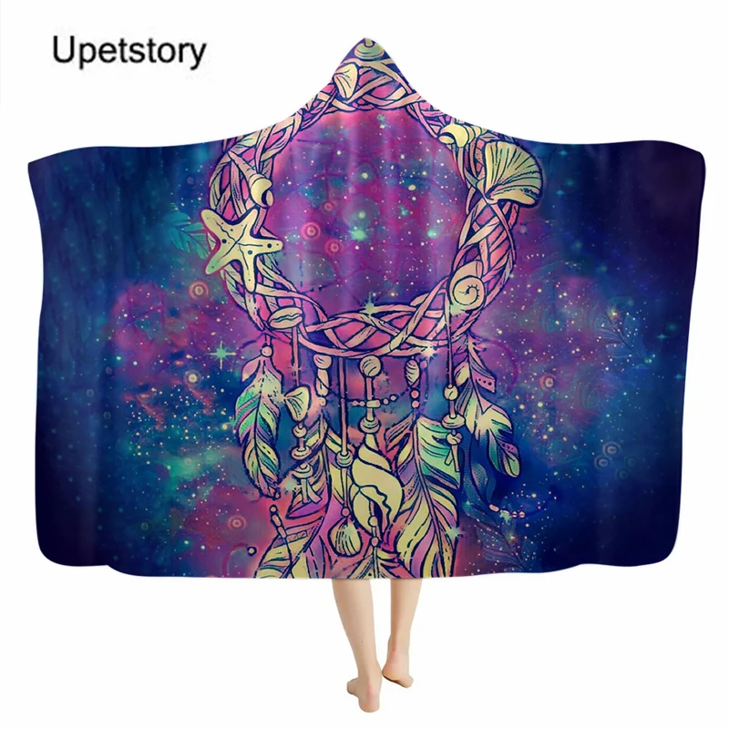 

Толстовка Upetstory для сна, одеяла для женщин, Ловец снов, домашний диван, повседневные плюшевые толстовки, удобное постельное белье для путеше...