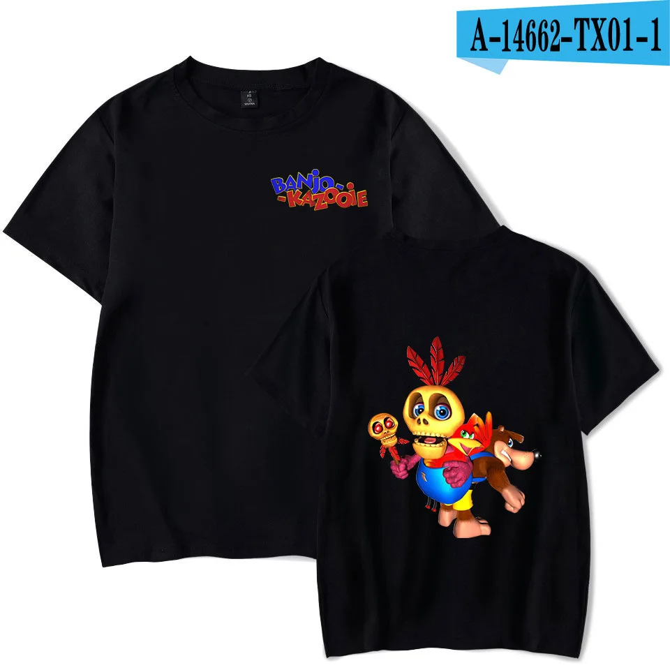 

Streetwear Trendy Popular Banjo Kazooie T-shirt Men Women Cotton Popular Casual T shirt Print Banjo Kazooie Unisex tops