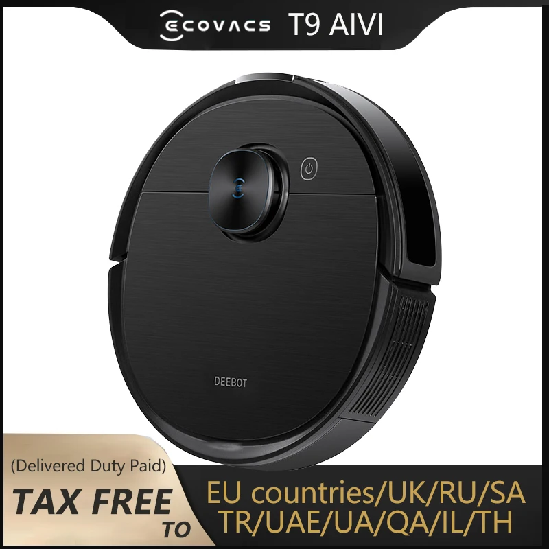 

Робот-пылесос ECOVACS Deebot T9 AIVI с OZMO Pro 2,0, обновление от T8 AIVI