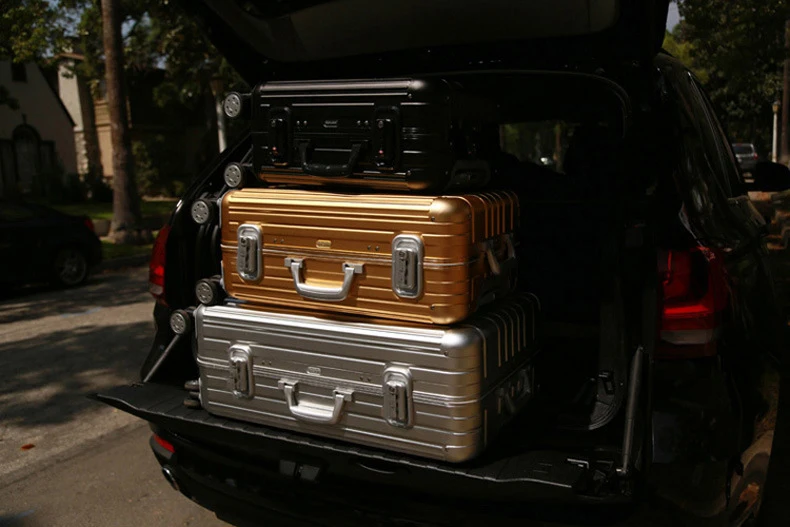 29 дюймов алюминиевый Магниевый сплав чемодан женский металлический интегральный формирующий чемодан для мужчин высокого класса TSA Spinner Luggage