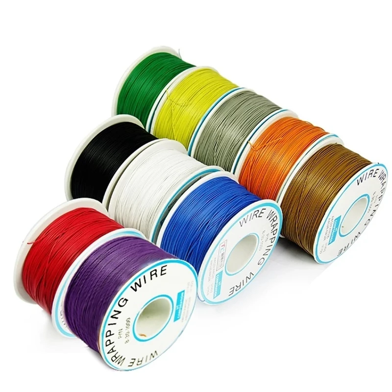 DM-30-1000 сварочный кабель PCB Jumper Circuit Board 0,2 мм, электропровод для обмотки проводов 30AWG, Кабель 250 м, 30AWG 0,5 мм