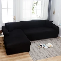 living room solid color corner sofa cover stretch spandex dustproof antifouling sofa cover cover l shape need to buy 2piece