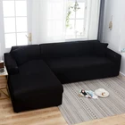 Однотонный чехол для углового дивана в гостиную, растягивающийся чехол из спандекса, пылезащитный чехол для дивана с защитой от загрязнений, чехол для L-образного дивана, необходимо купить 2 штуки