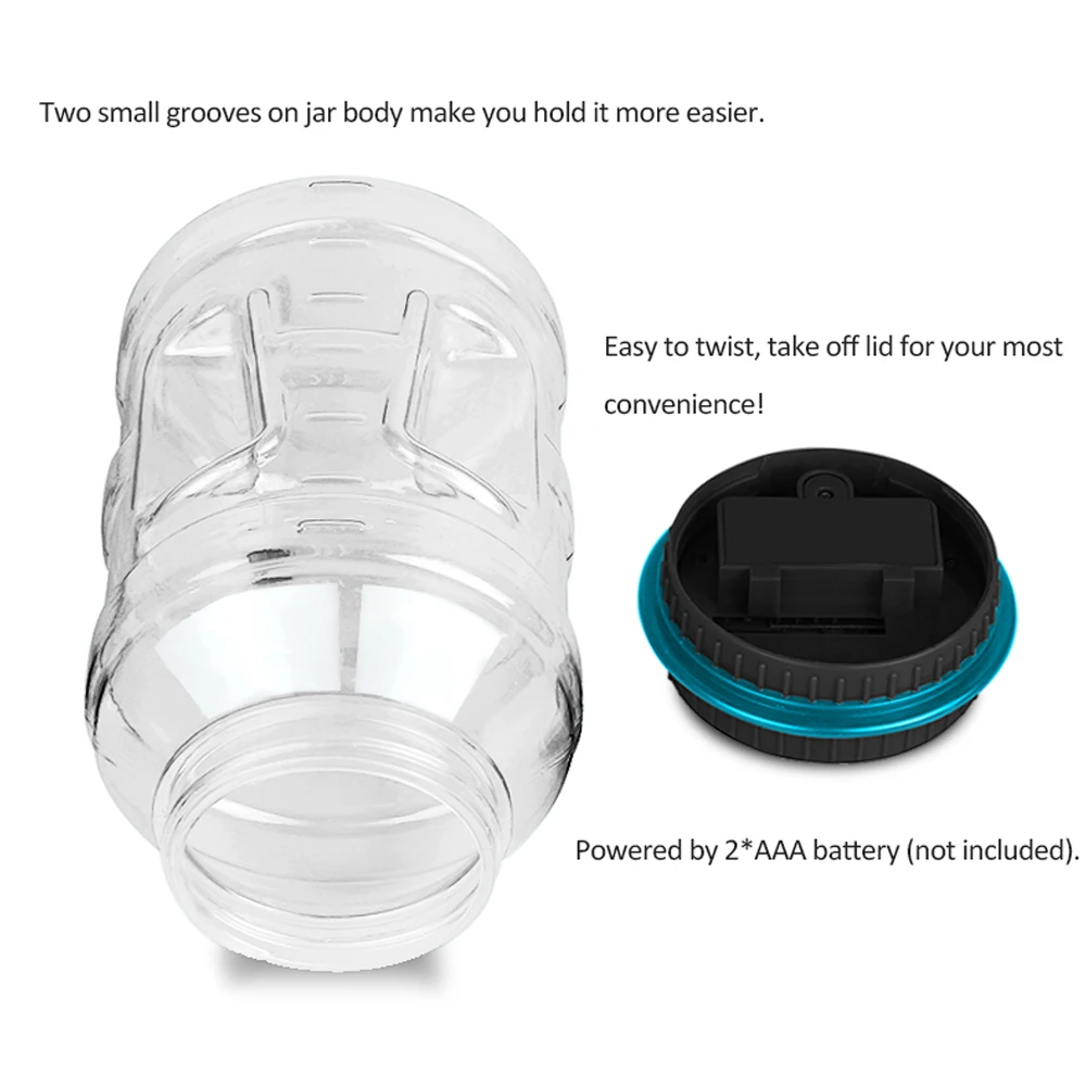 Intelligent new second-generation piggy bank counter coin electronic digital LCD money jar saving box |