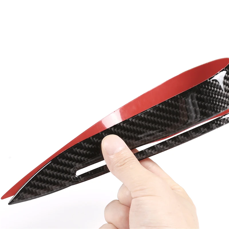 

Carbon Fiber Style Car Headlight Decoration Trim Sticker For BMW 5 Series F10 2011-17 Interior Decals