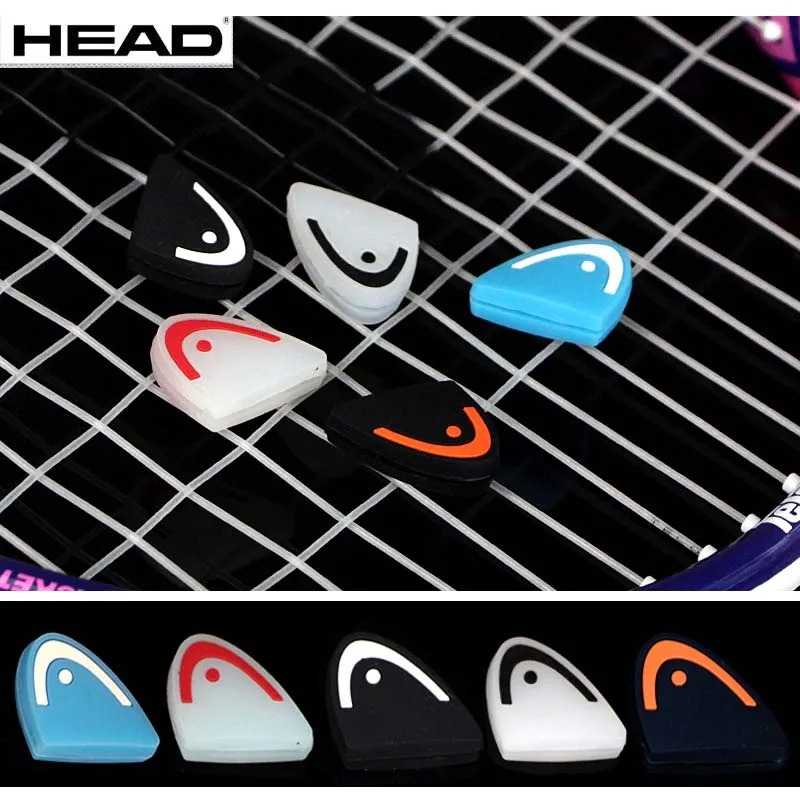 

Original HEAD Tennis Racket Damper 10pcs/lot Silica Gel Transparent Red Tenis Racquet Shock Absorber 3g/pc Tennis Sports Dampers