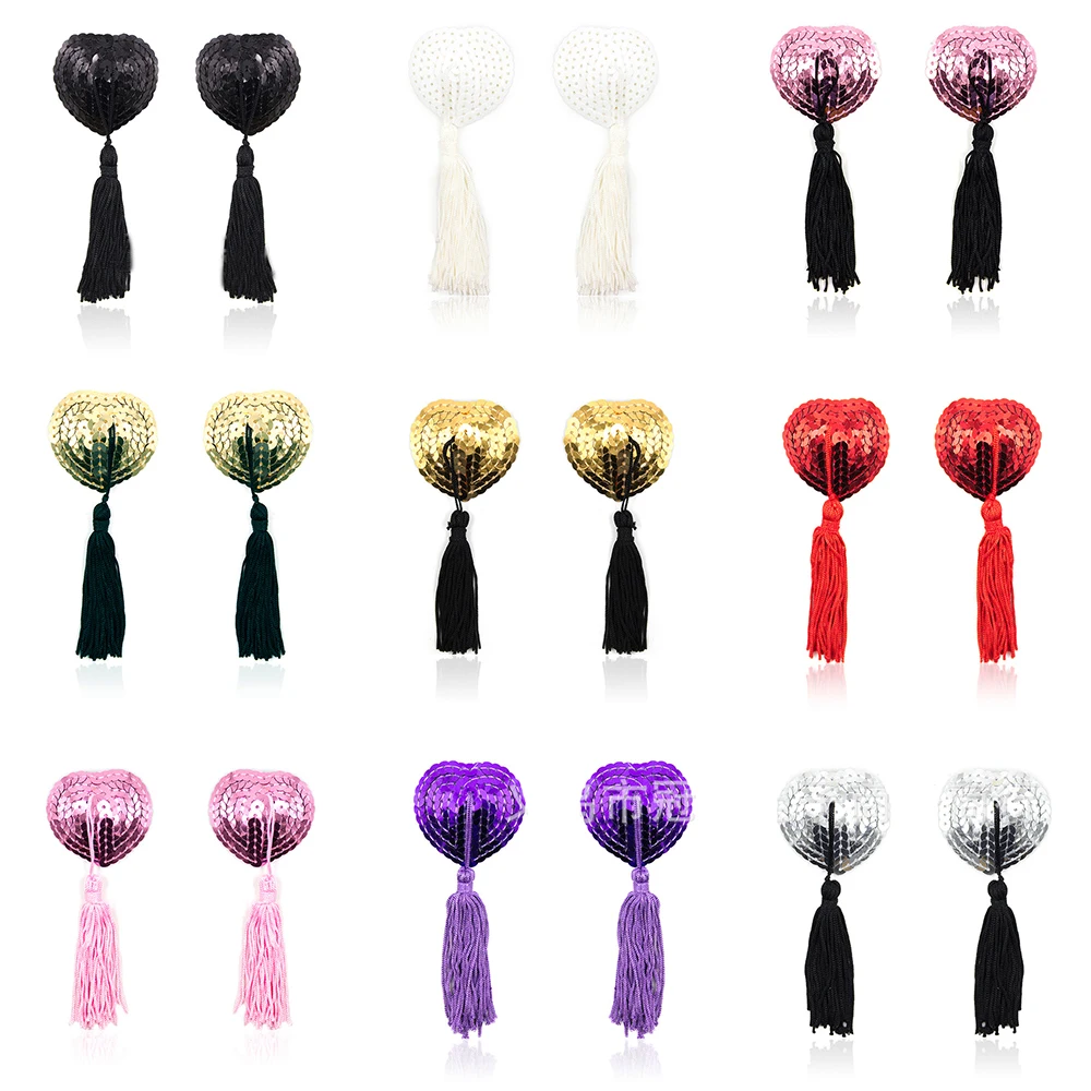 Невидимая Женская лента для сосков в форме сердца клейкая сексуальных лент с