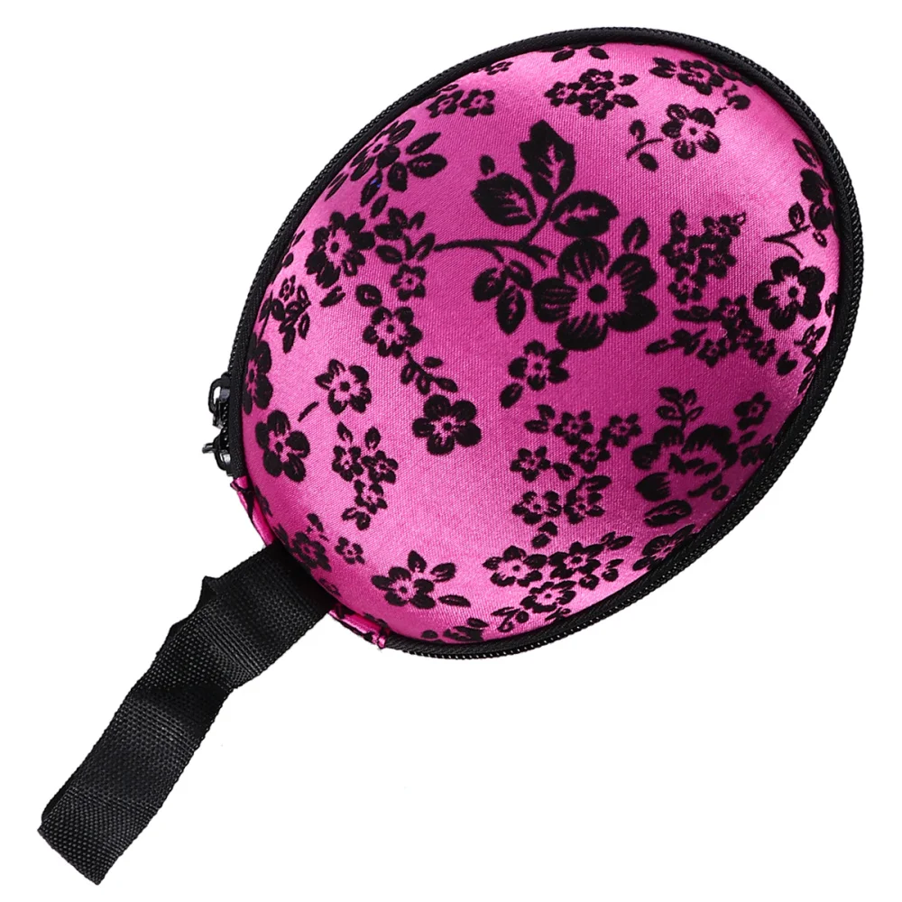 

Silicone Case Invisible Storage Case Zippered Travel Case for Women(Leopard)