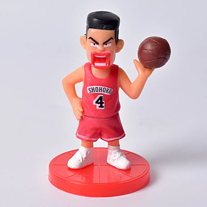 5 шт./лот SLAM DUNK Shohoku баскетболист Фигурки игрушки Hanamichi Rukawa Kaede Sakuragi аниме модель игрушки