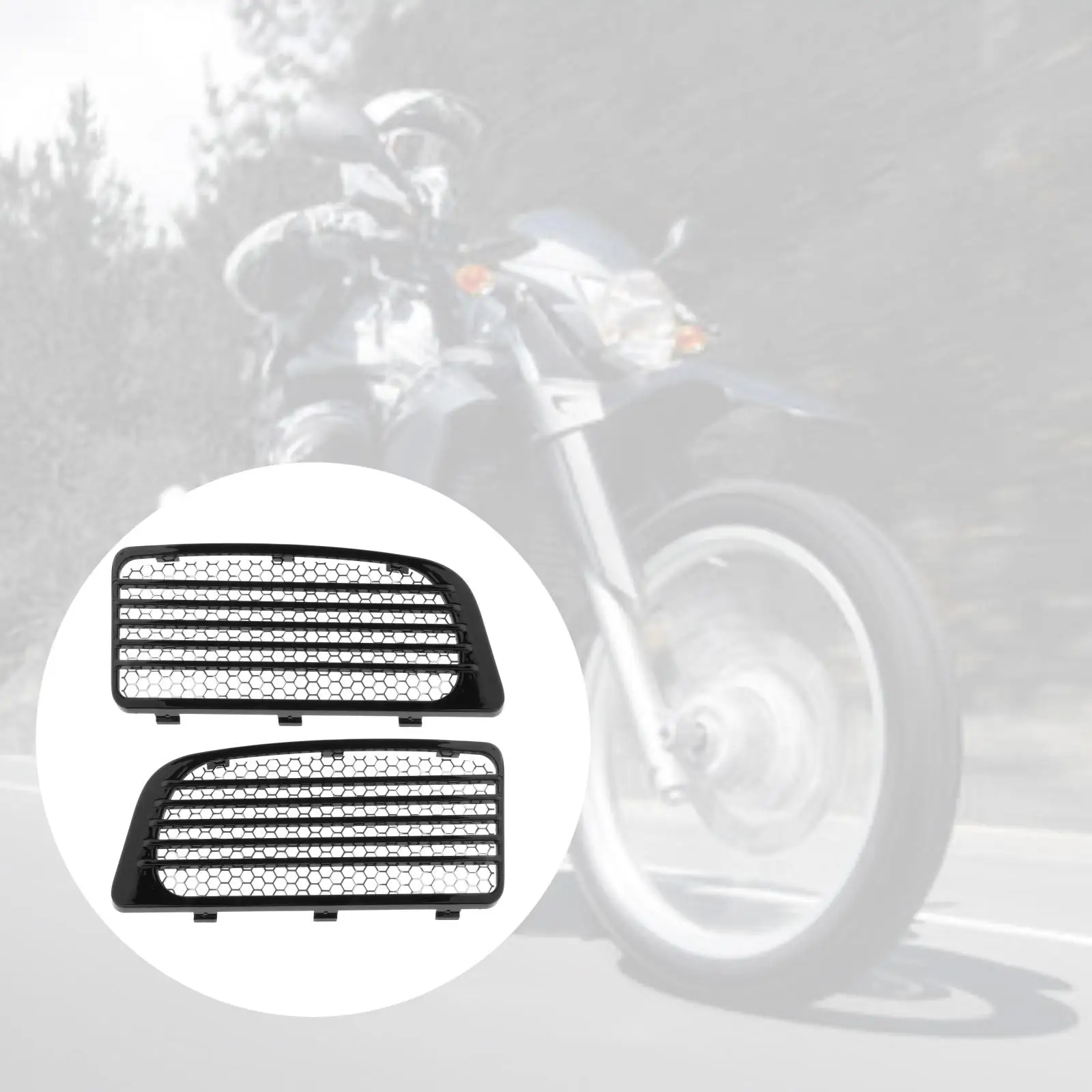 Решетки радиатора мотоцикла с металлической сеткой для Harley Touring Twin 14 + запчасти 1