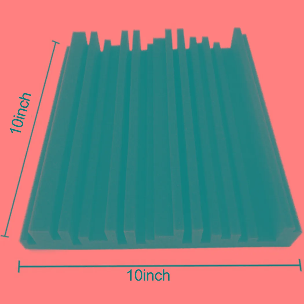 

12pcs Acoustic Foam Panels Soundproofing Insulation Studio Sound Absorbtion Panel High Density Flame Retardant Black 25x25x5cm
